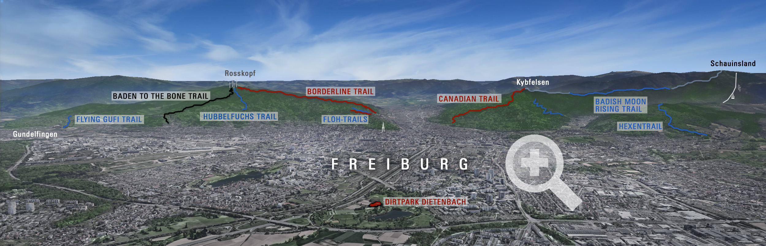 Mountainbike: von Freiburg über Schönberg nach Kirchhofen (Tour )